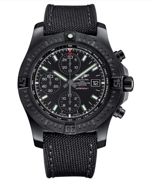 Review Cheap Breitling Colt Chronograph Automatic Blacksteel watch Replica